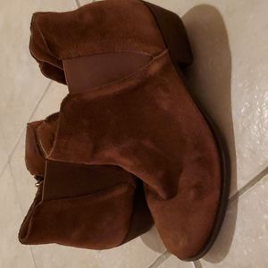 Suede ankle boots